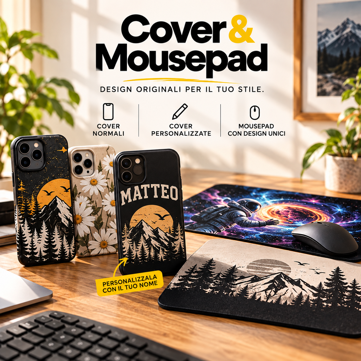 Cover & Mousepad