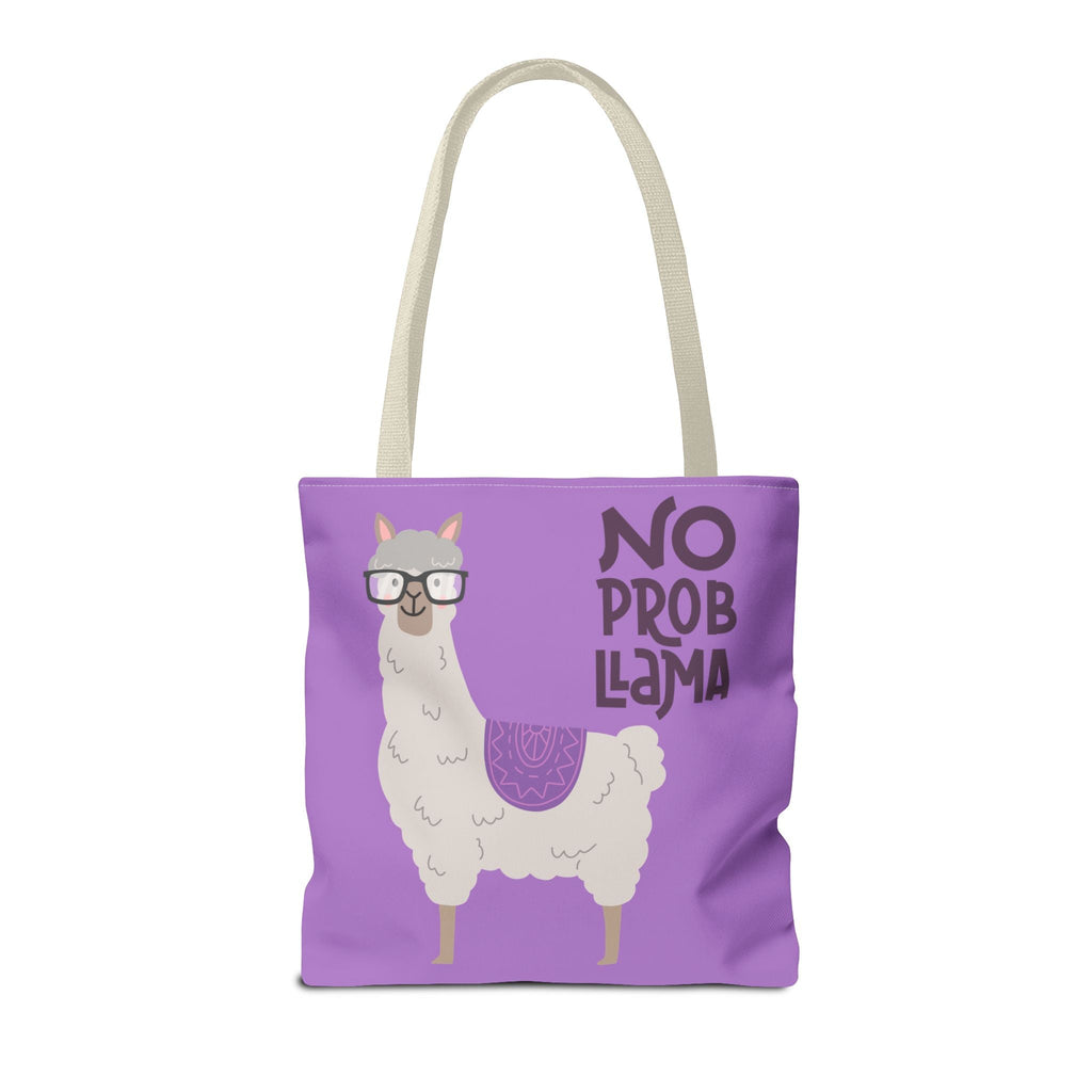 No Prob-Llama Borsa in tessuto – divertentes Alpaka con Brille