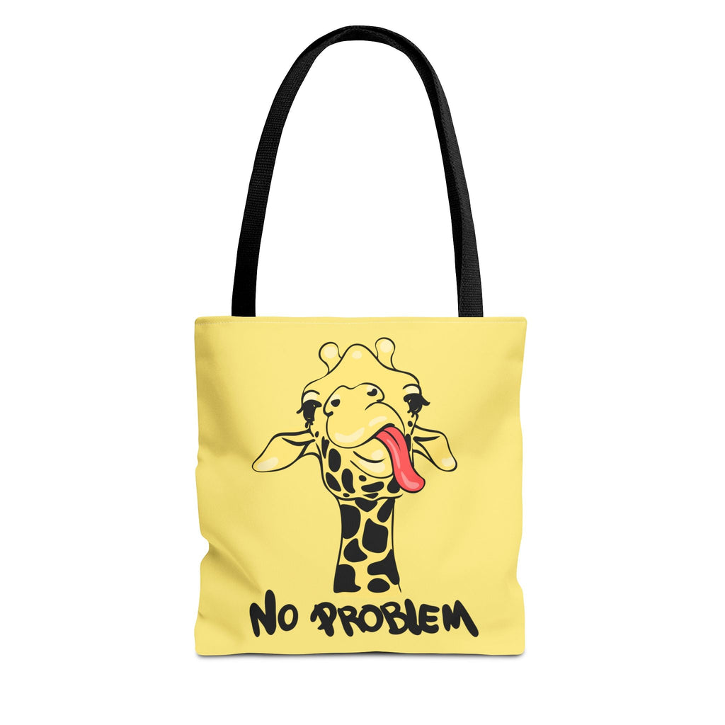 No Problem Borsa in tessuto – divertente Giraffe