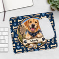 Personalizzato Labrador-Mousepad con nome – design marinaro – Mousepad von MALUX, 23,2 × 19,4 cm