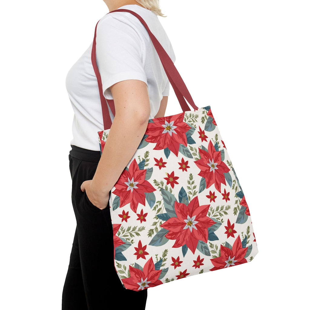 Borsa in tessuto Stella di Natale – Motivo Floreale