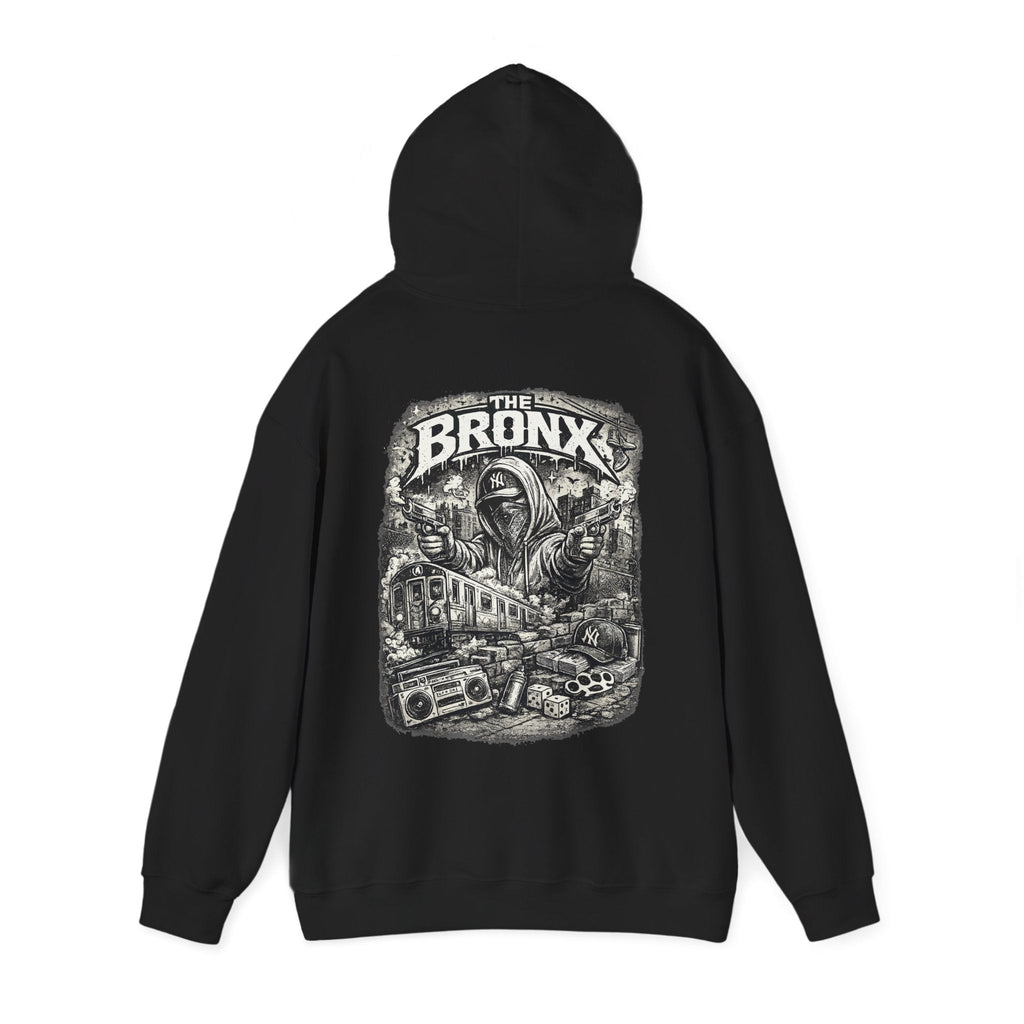Bronx Street Art Hoodie Urban Graffiti Train & Boombox Hoodie – MALUX