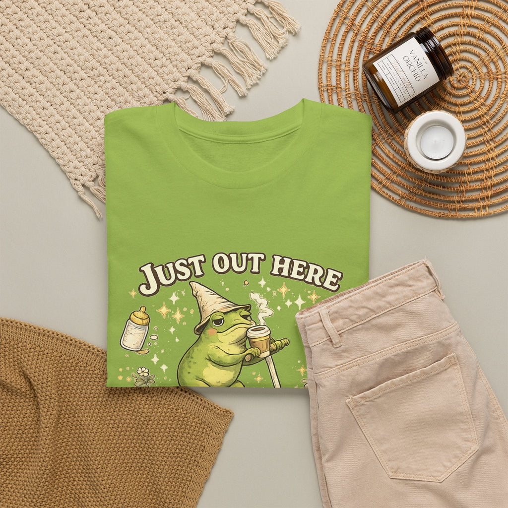 T-Shirt Mamma, Caffeina e Caffè – Design Divertente