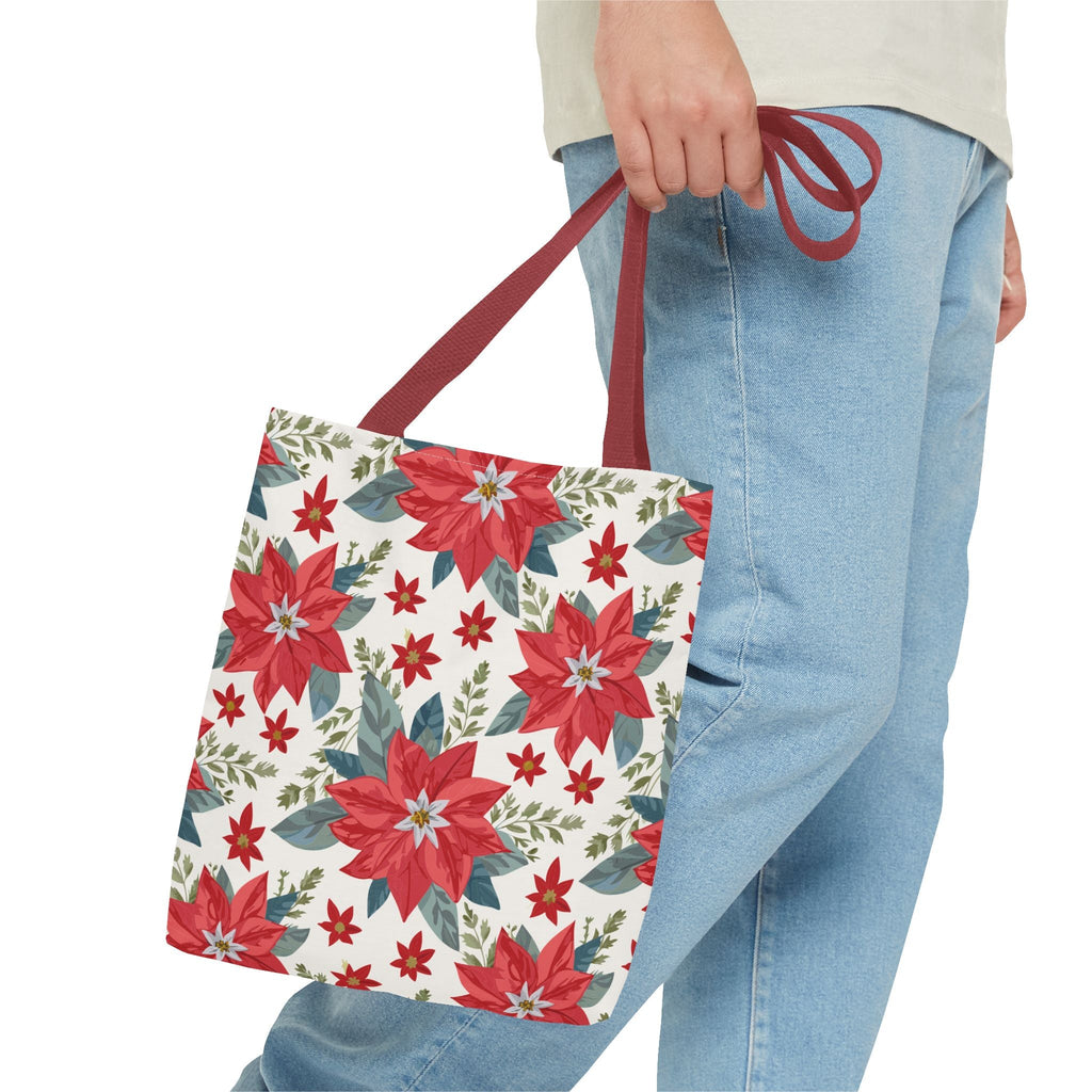 Borsa in tessuto Stella di Natale – Motivo Floreale