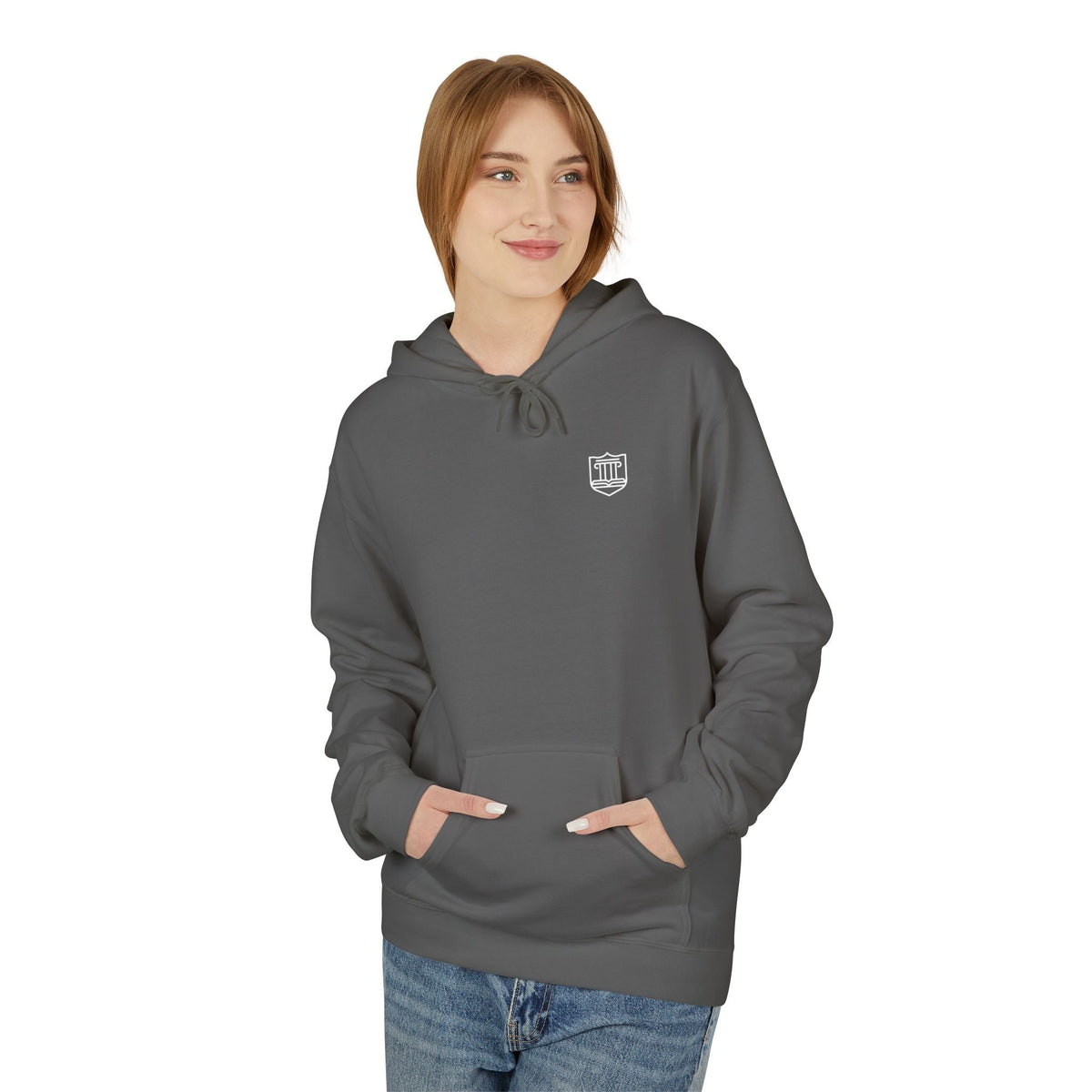 Shield Logo Hoodie Kleines Brustemblem – MALUX