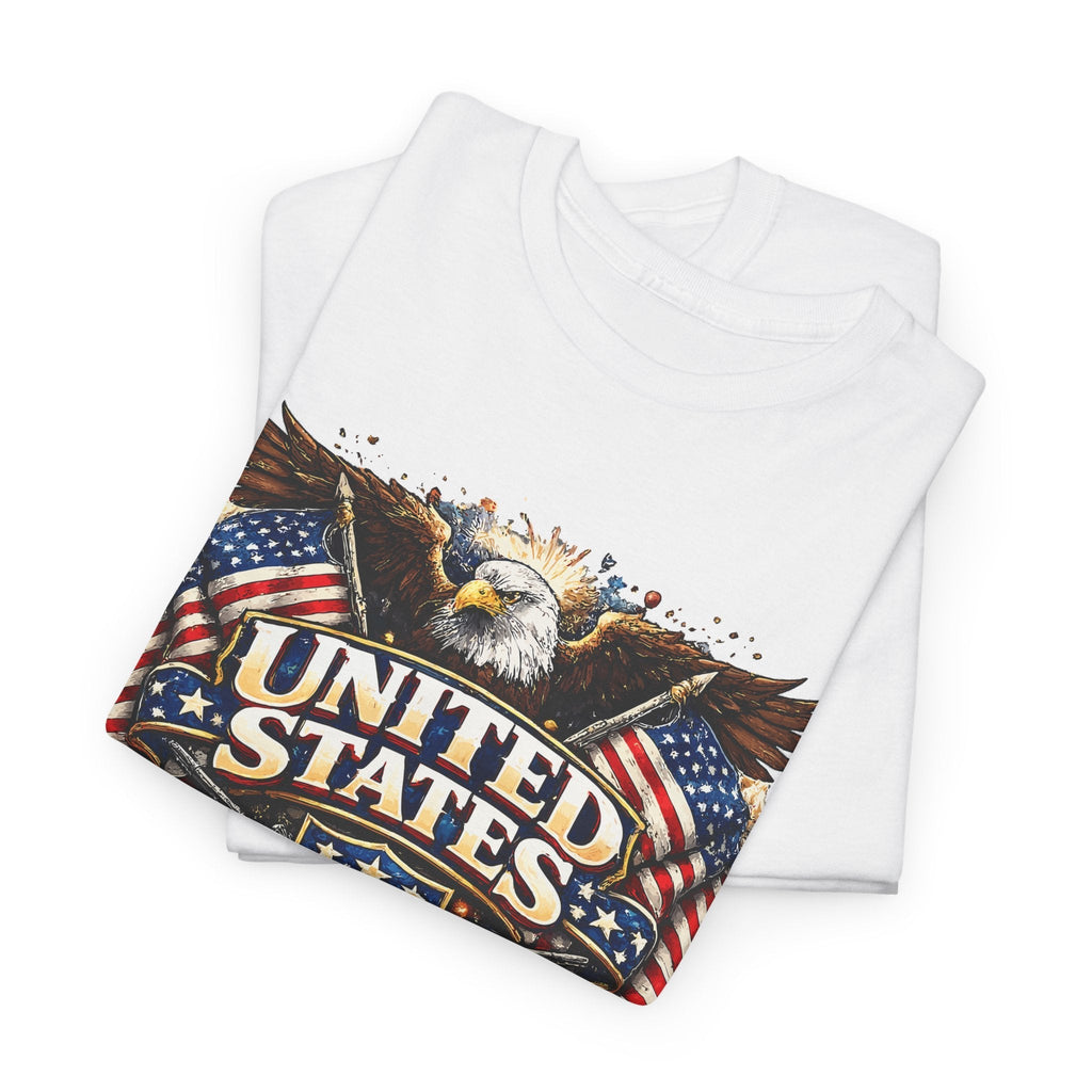 T-Shirt Patriottica USA – Aquila e Bandiera Americana