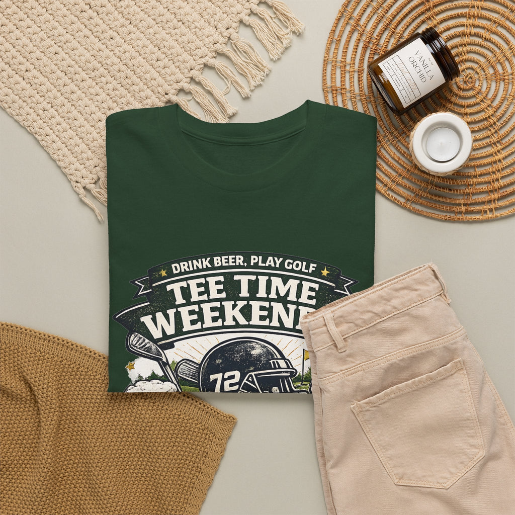 T-Shirt Golf e Birra – Design Divertente