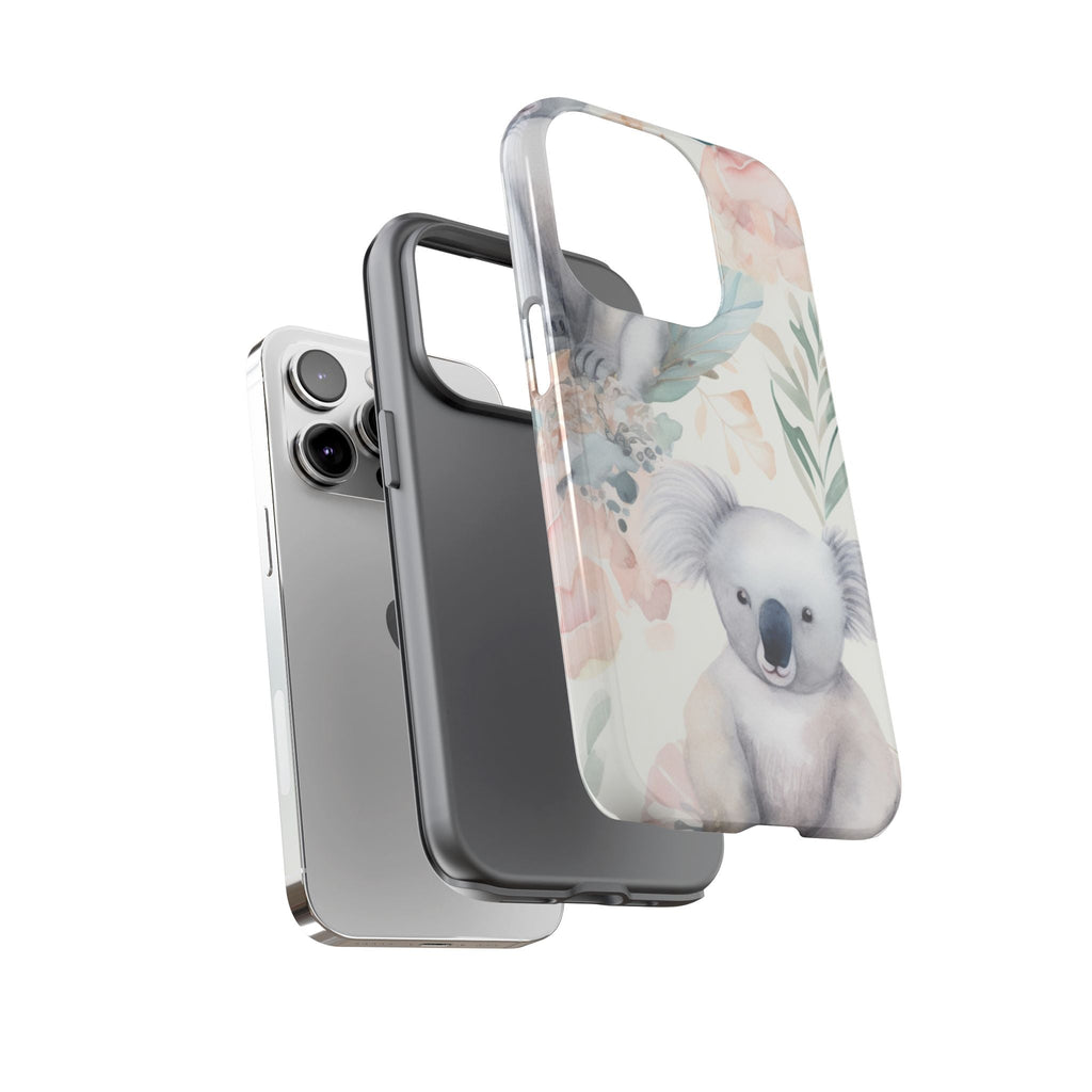 Süßer Koala Cover robusta – Botanisches Aquarell-Design