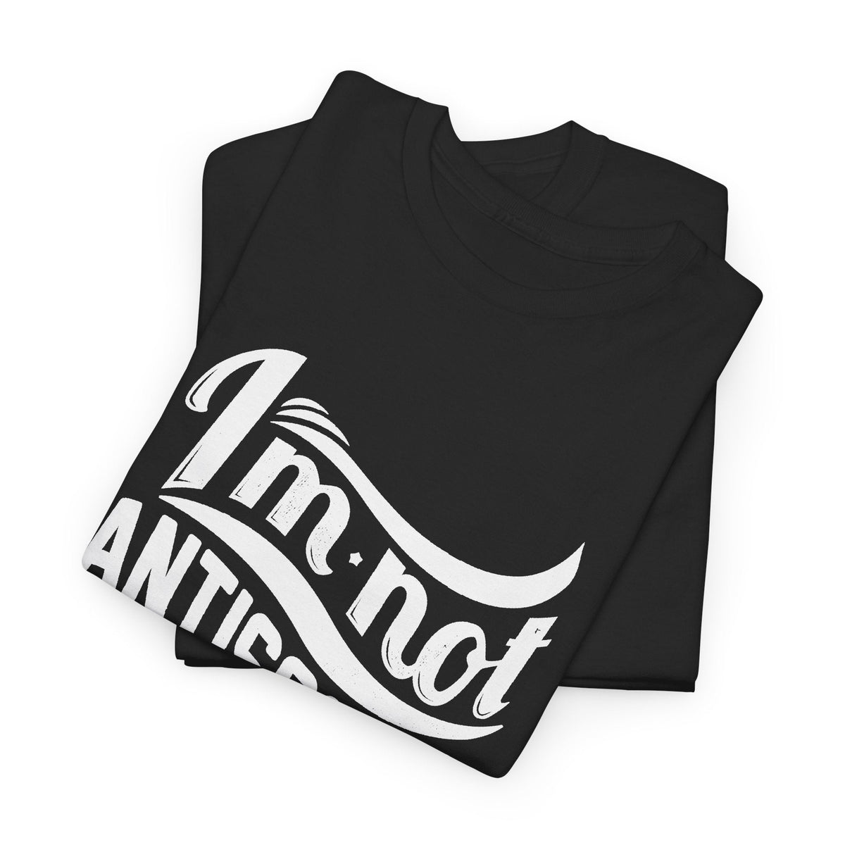 T-Shirt Non Sono Antisociale – Design Ironico per Introversi