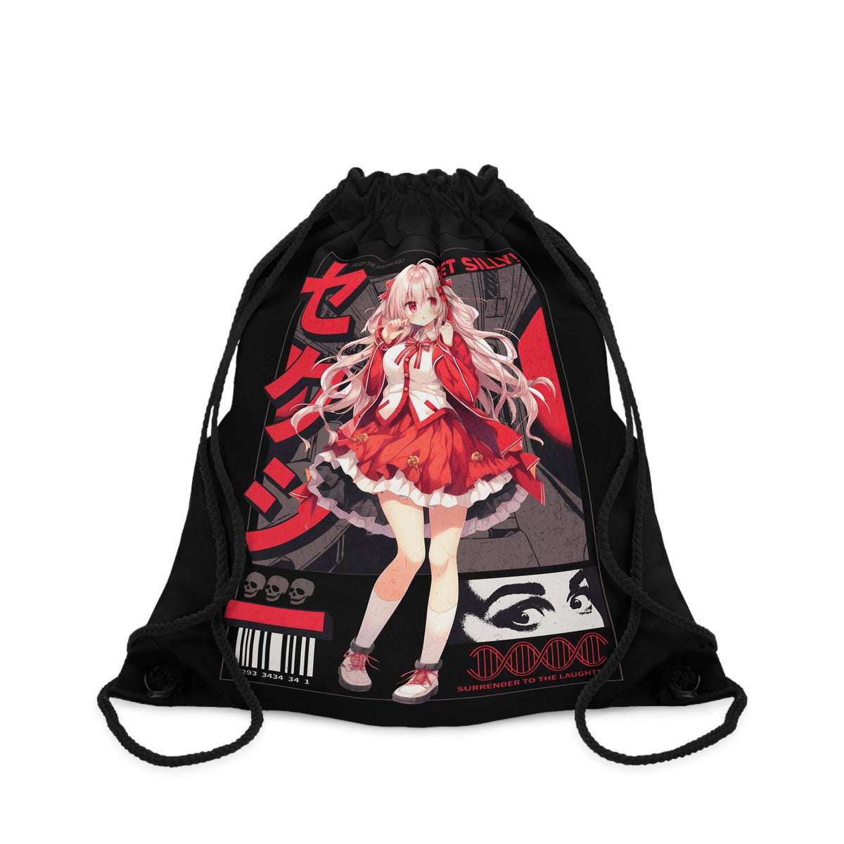 Anime Sacca con coulisse – Japanisches Streetwear-Mädchen-Motiv von MALUX