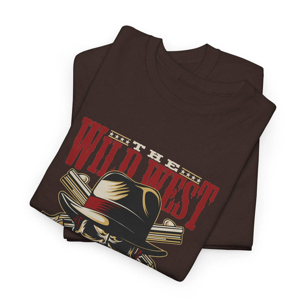 T-Shirt Leggenda del Selvaggio West – Teschio Cowboy Vintage