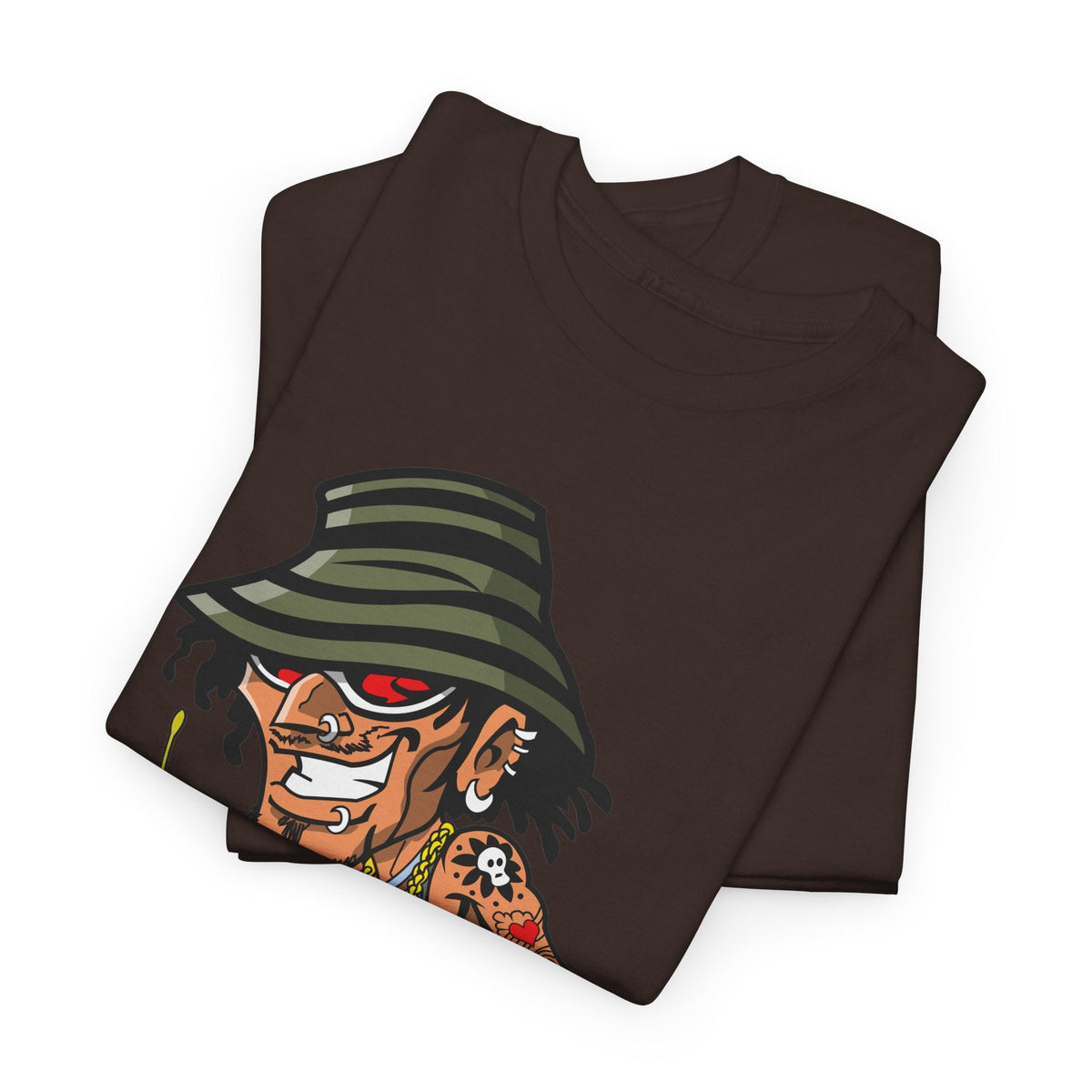 Drummer T-Shirt – divertenter Cartoon Rock & Musik Grafik-T-Shirt