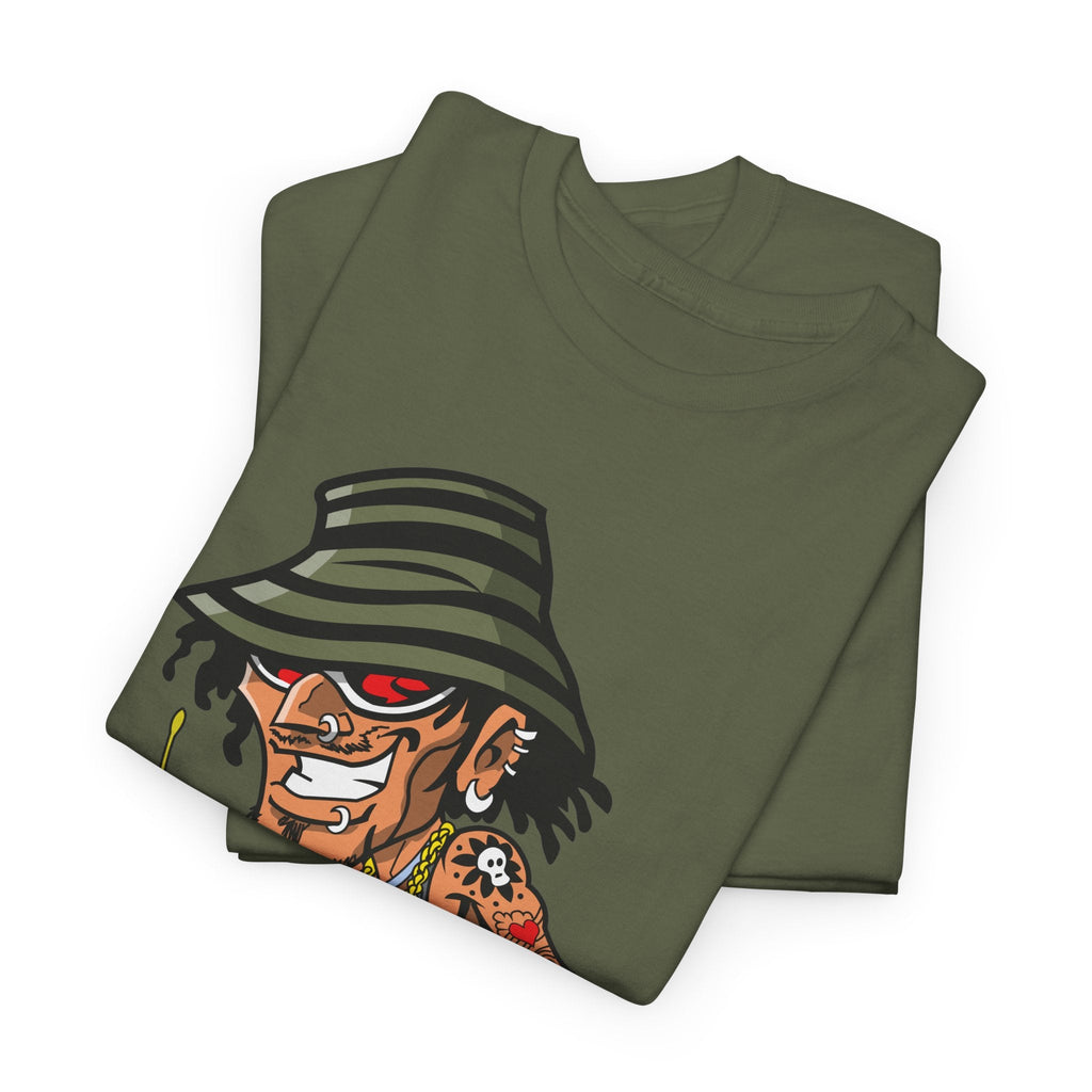 Drummer T-Shirt – divertenter Cartoon Rock & Musik Grafik-T-Shirt