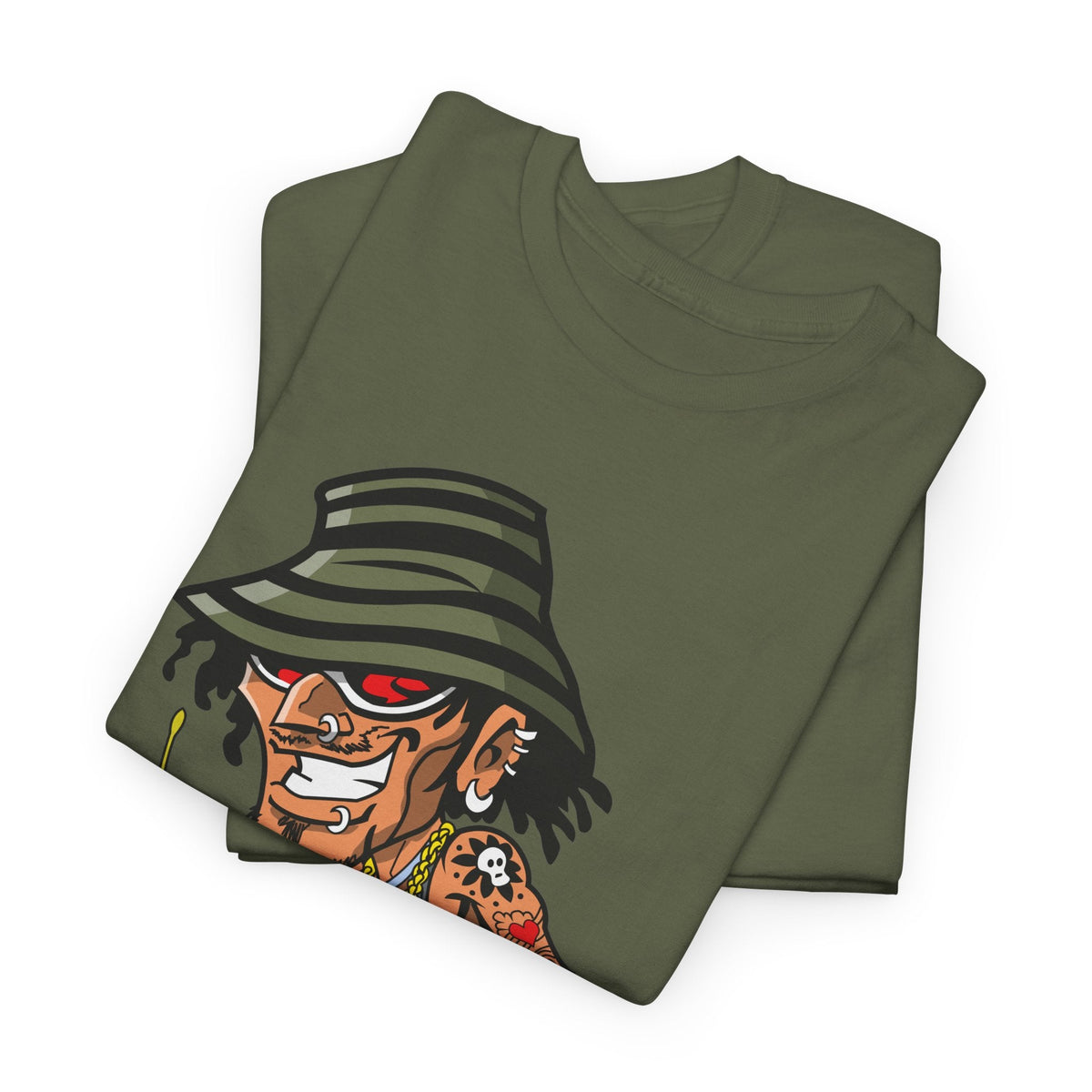 Drummer T-Shirt – divertenter Cartoon Rock & Musik Grafik-T-Shirt