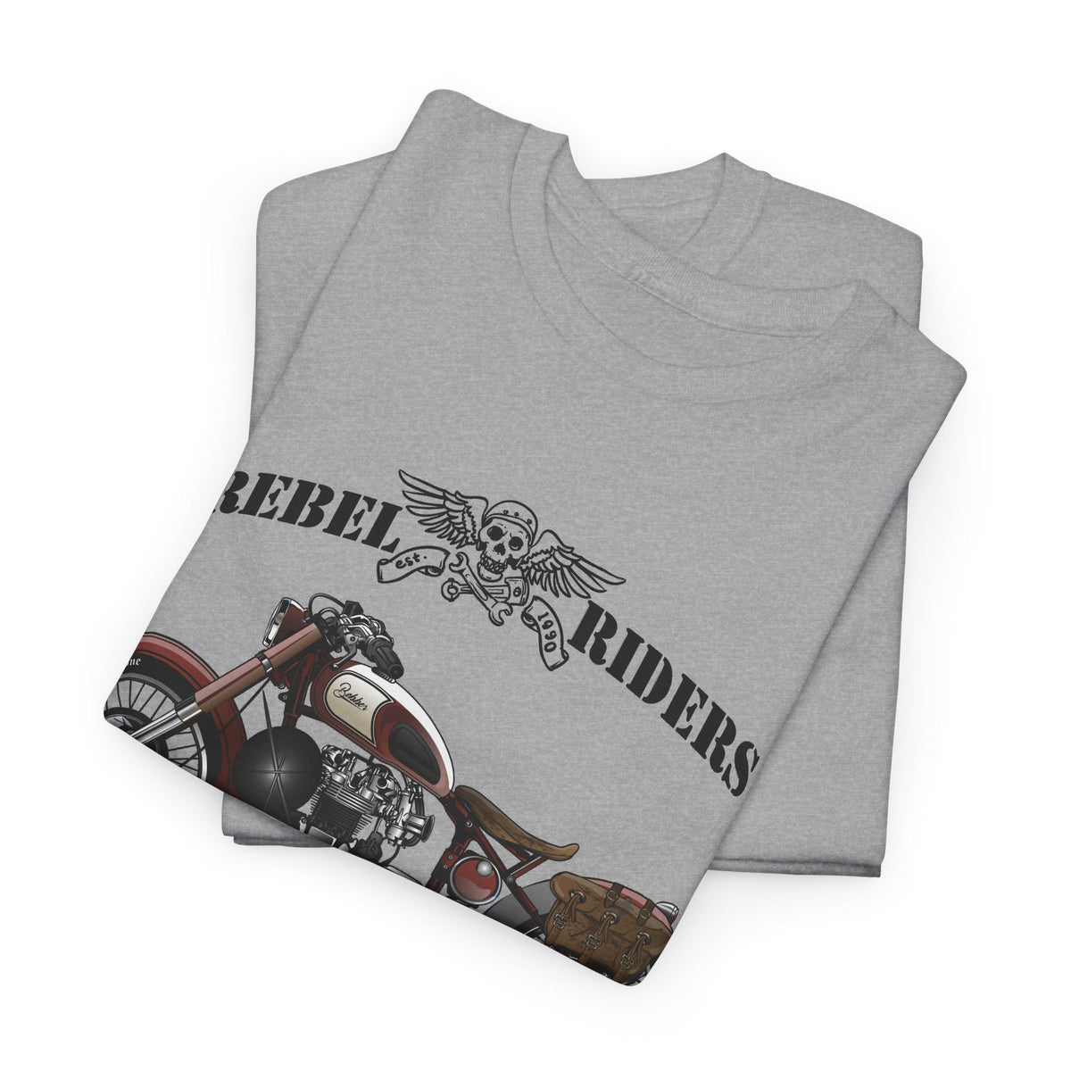 T-Shirt Rebel Riders – Design Moto Biker Vintage