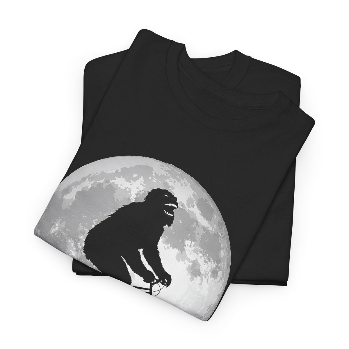 Bigfoot Bicycle T-Shirt – Mond & naturaale-Abenteuer Grafik-T-Shirt