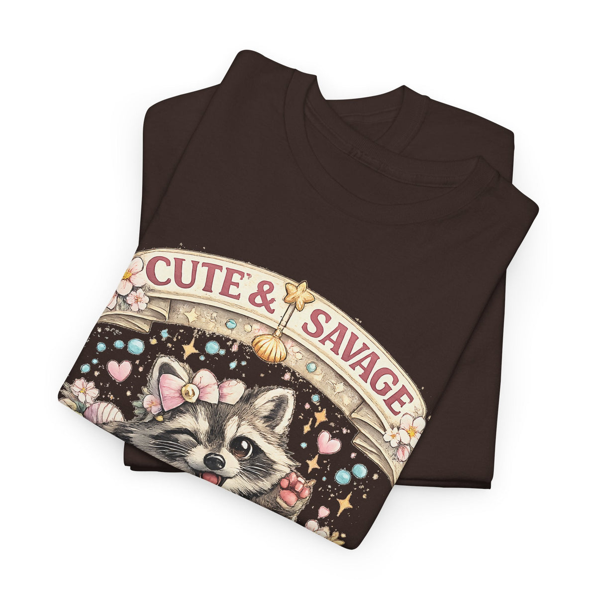 T-Shirt Carino ma Selvaggio – Procione Divertente