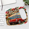 Alfa Romeo Spider Mousepad – Italienischer Auto-Klassiker – Mousepad von MALUX, 23,2 × 19,4 cm