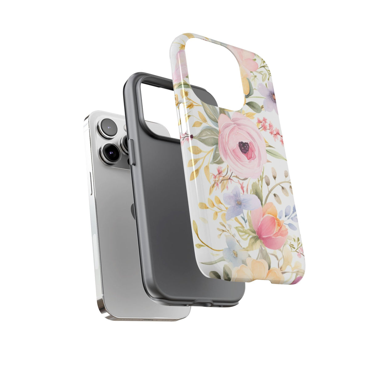 Pastellblumen Cover robusta – Aquarell-Blumendesign