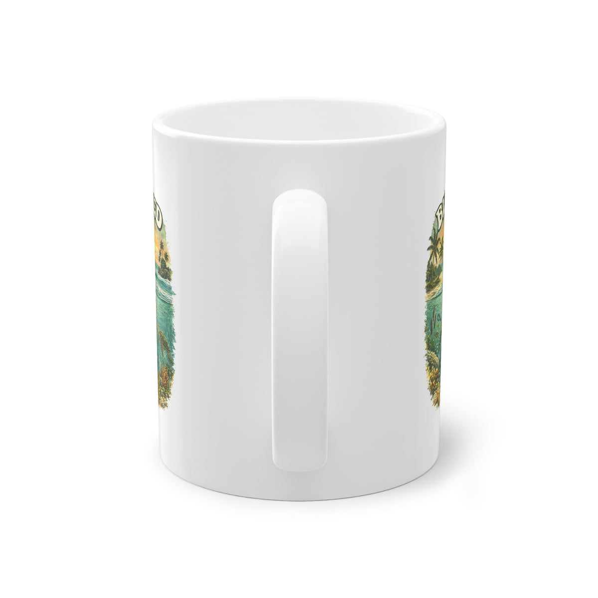 Tazza Tartaruga Marina “Blessed” – Tramonto sul Mare 330 ml