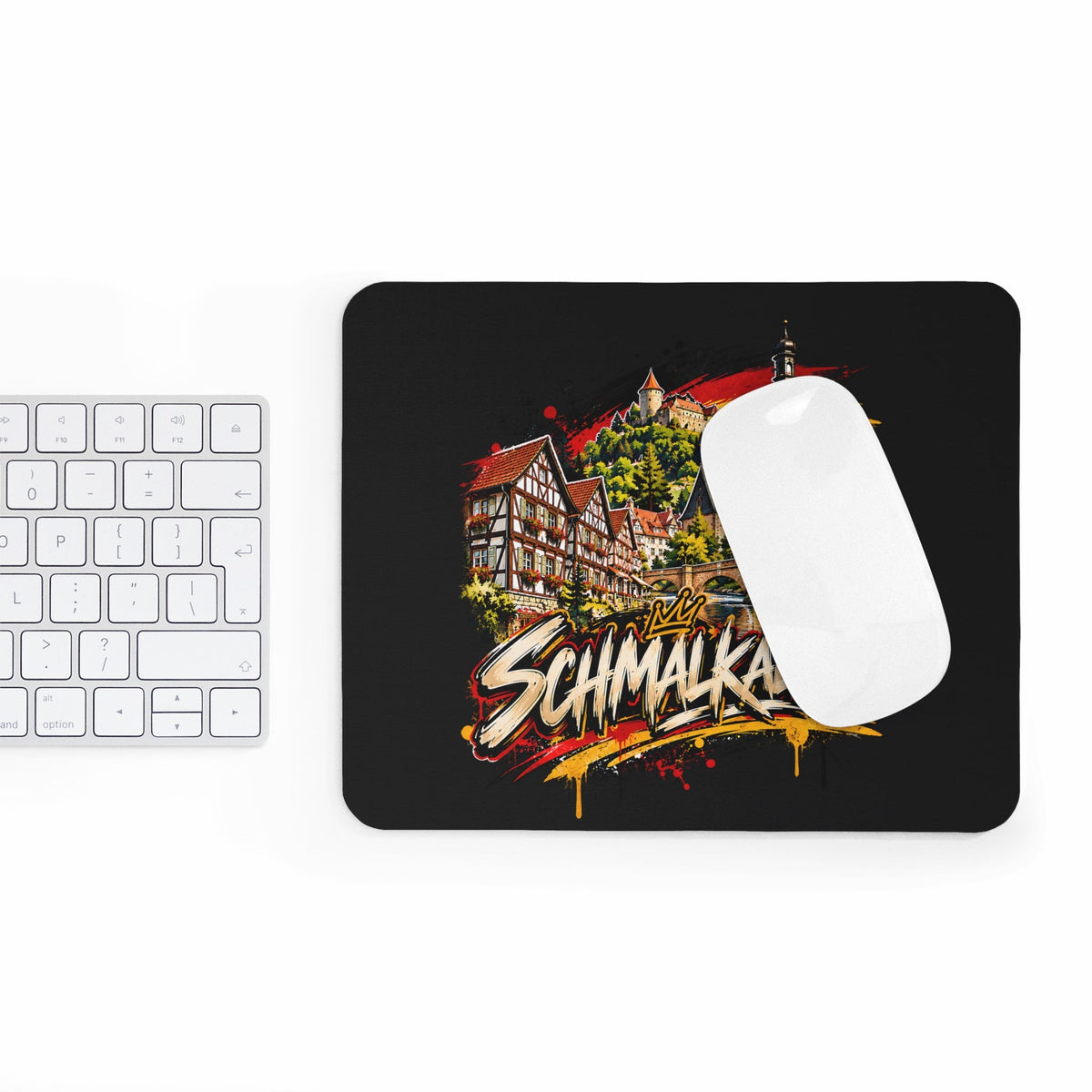 Catania Mousepad – Thüringen City design – Mousepad von MALUX, 23,2 × 19,4 cm