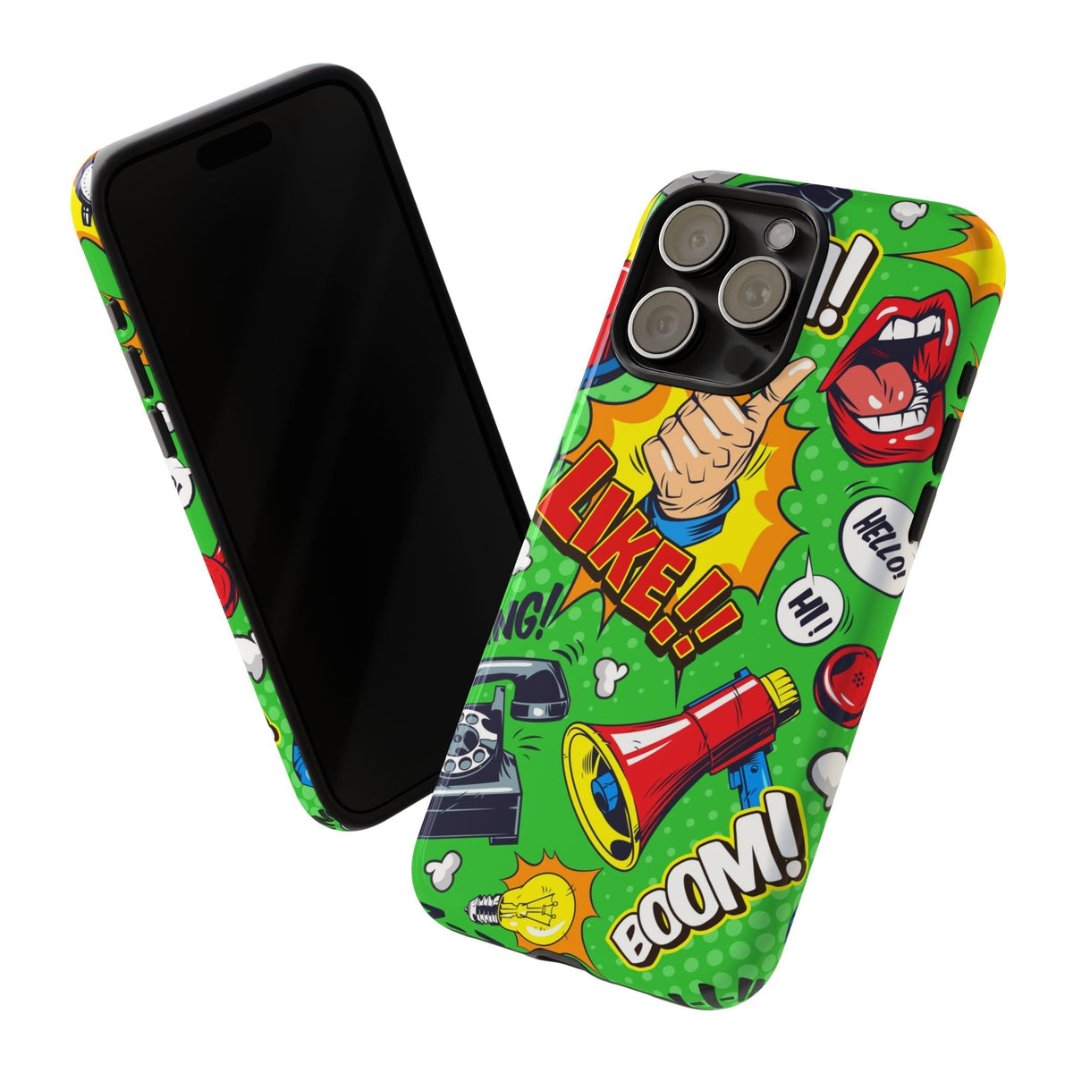 Retro-Comic-Collage Cover per smartphone – Cover robusta con bunter Pop-Art