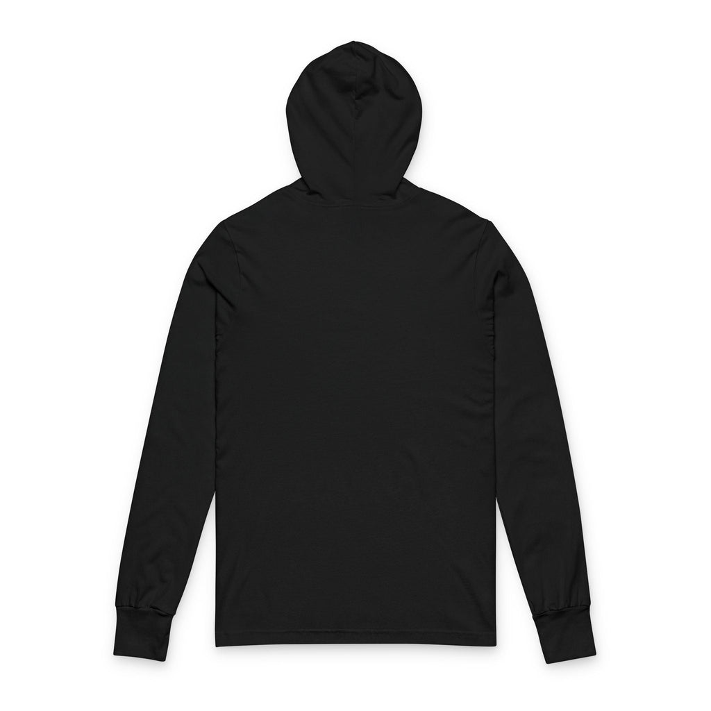 Poise & Grace Hooded Long Sleeve Tee — Minimalistisches Kronenmotiv – MALUX