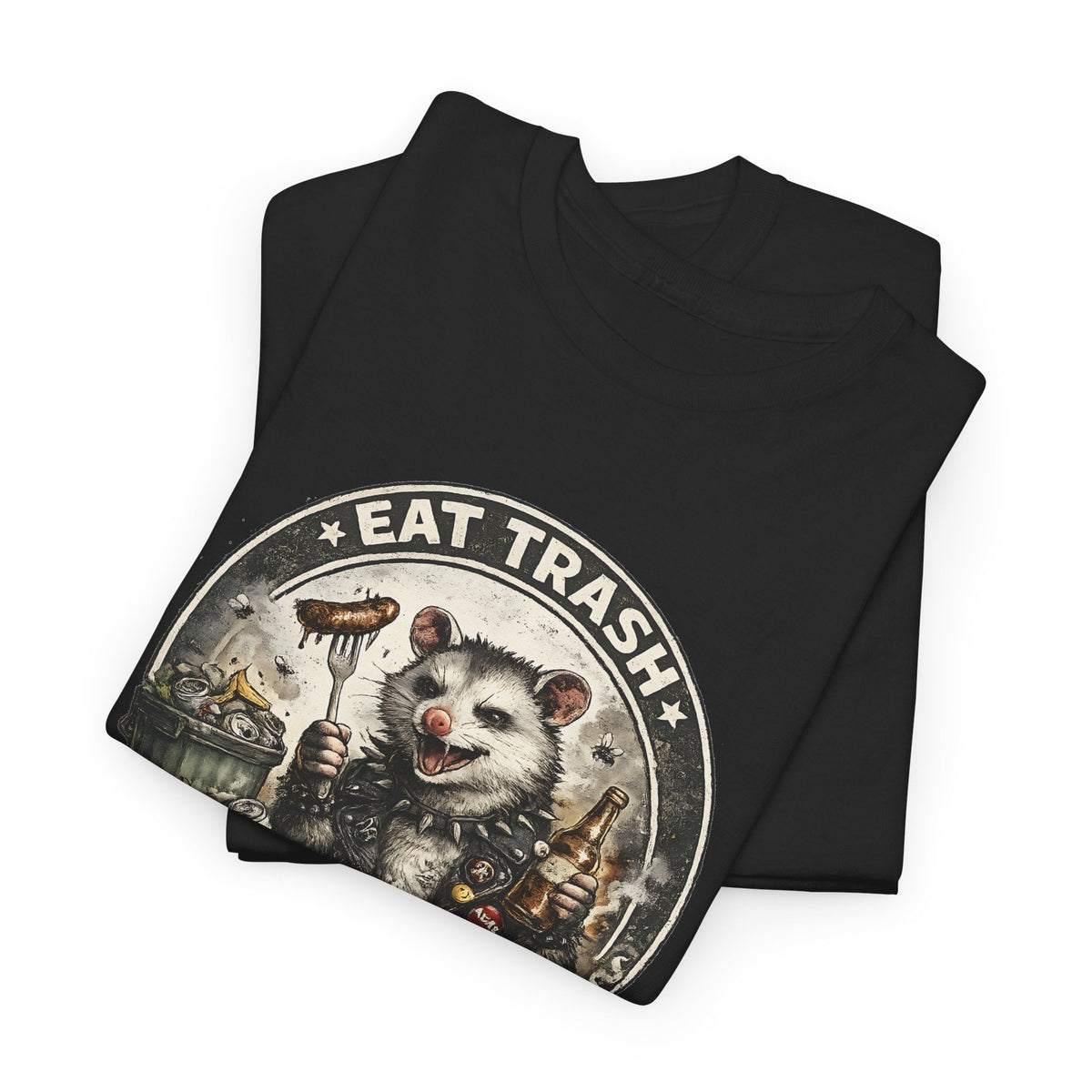 T-Shirt Opossum Festa Selvaggia – Design Divertente
