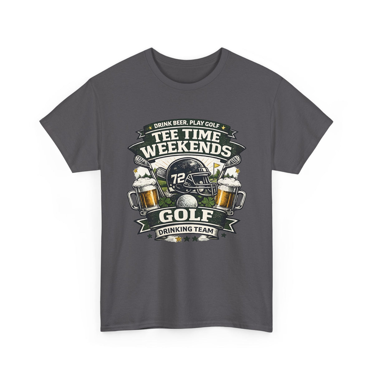 T-Shirt Golf e Birra – Design Divertente