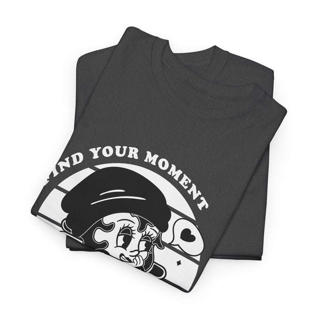 T-Shirt Continua a Sorridere – Ragazza Vintage e Frase Positiva