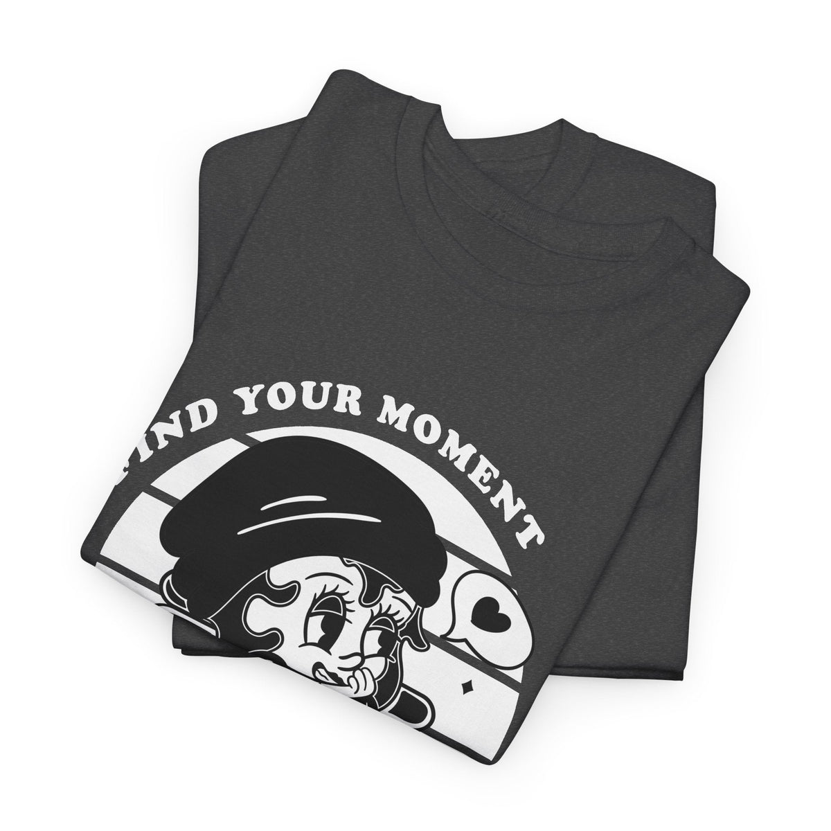 T-Shirt Continua a Sorridere – Ragazza Vintage e Frase Positiva