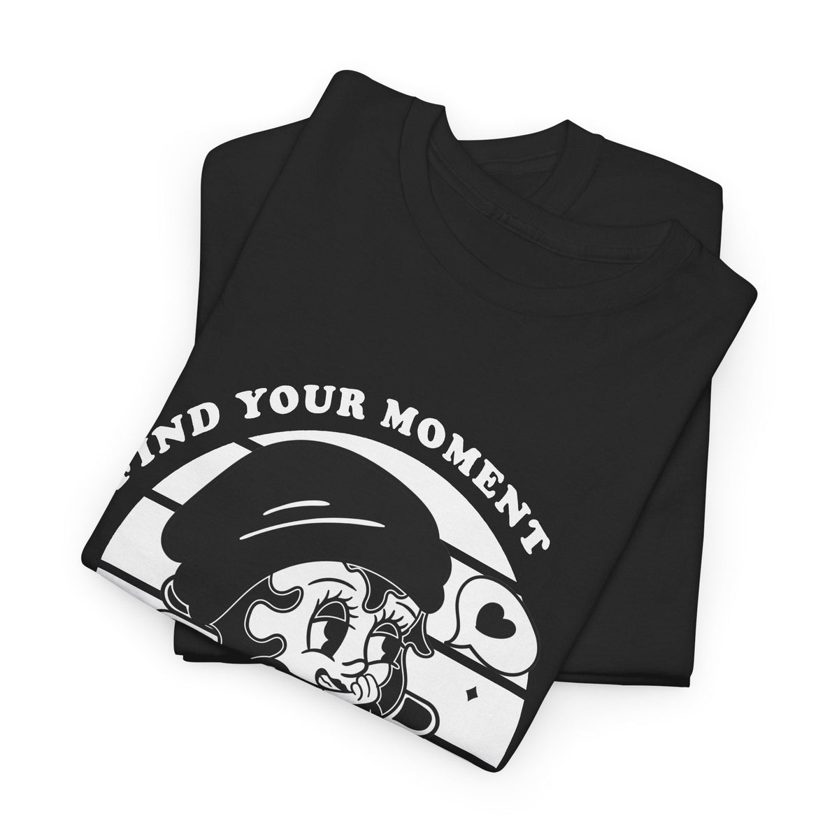 T-Shirt Continua a Sorridere – Ragazza Vintage e Frase Positiva