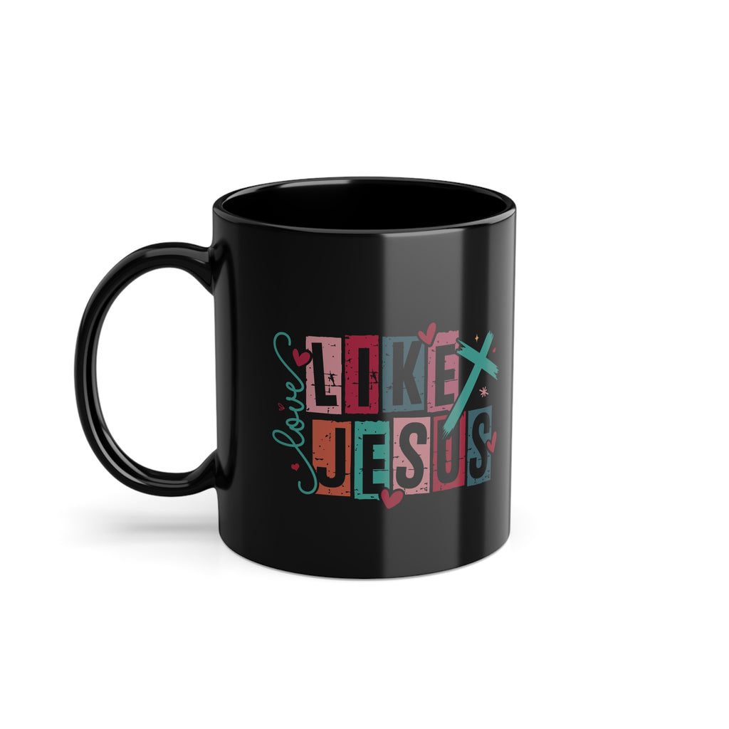Tazza Nera “Let Me Tell You About Jesus” – Design Cristiano 330 ml