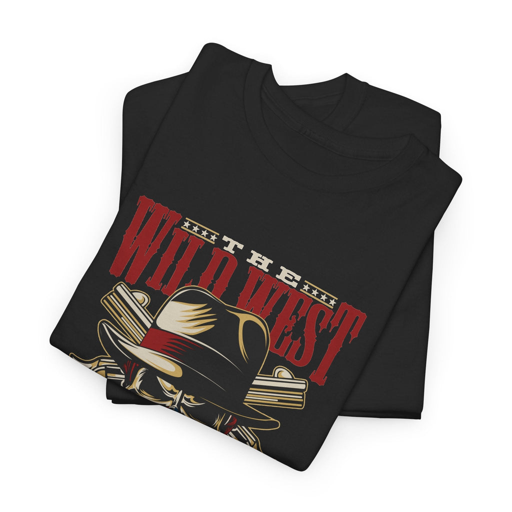 T-Shirt Leggenda del Selvaggio West – Teschio Cowboy Vintage