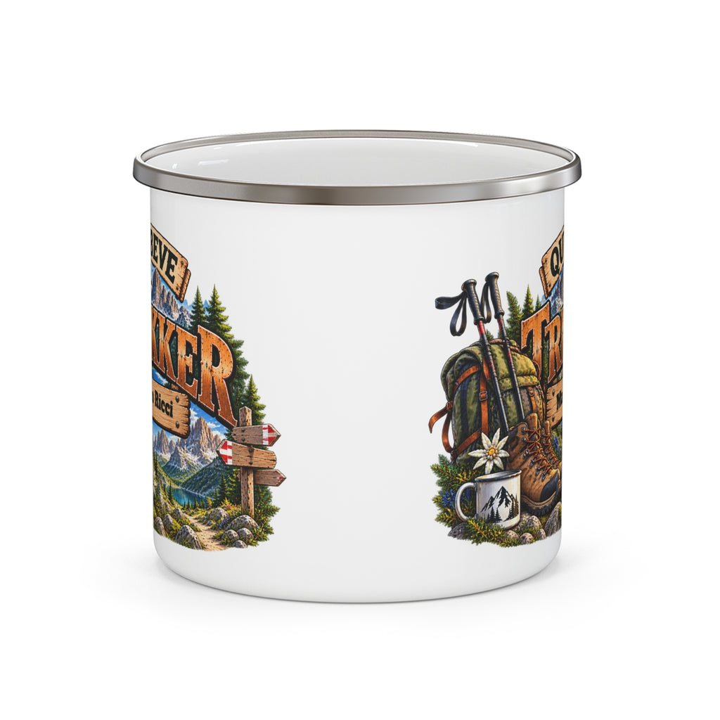 Tazza da Campeggio Personalizzata con Nome – Qui Beve il Trekker