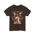 T-Shirt Angelo Gotico con Fiori – Design Dark Vintage