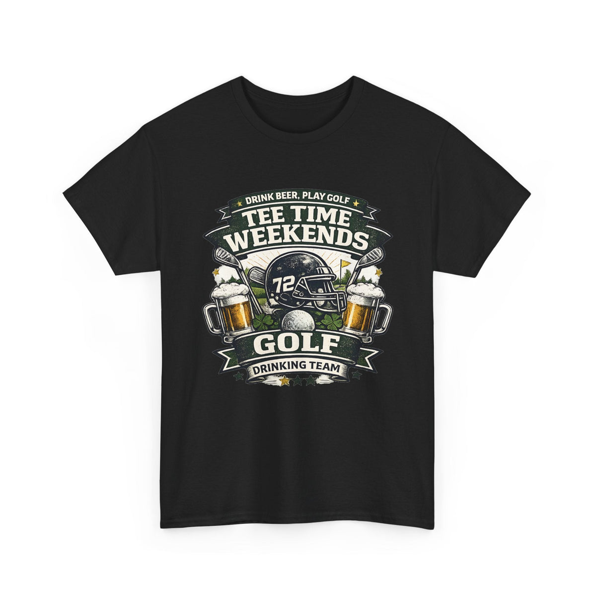 T-Shirt Golf e Birra – Design Divertente