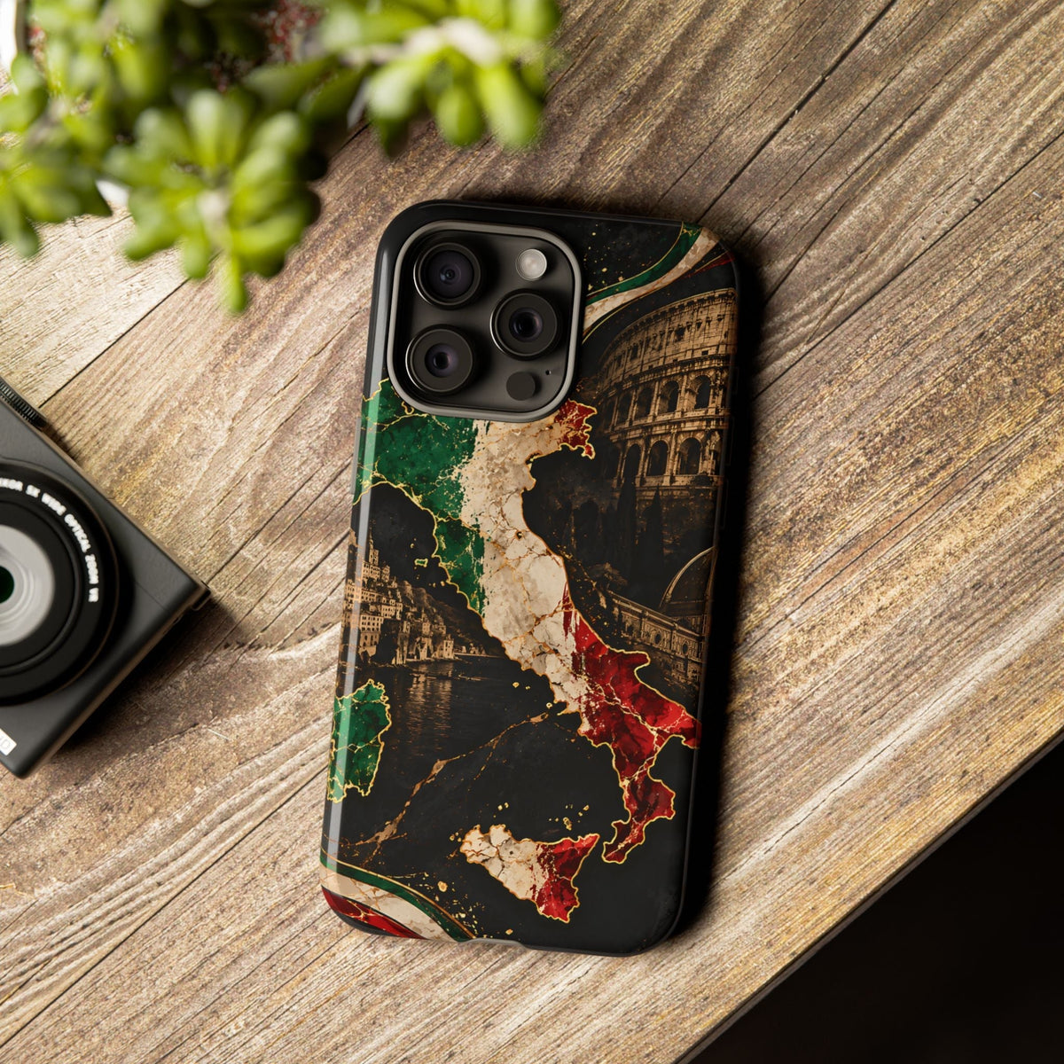 Italienkarte Cover per smartphone – Cover robusta – Italien & Rom