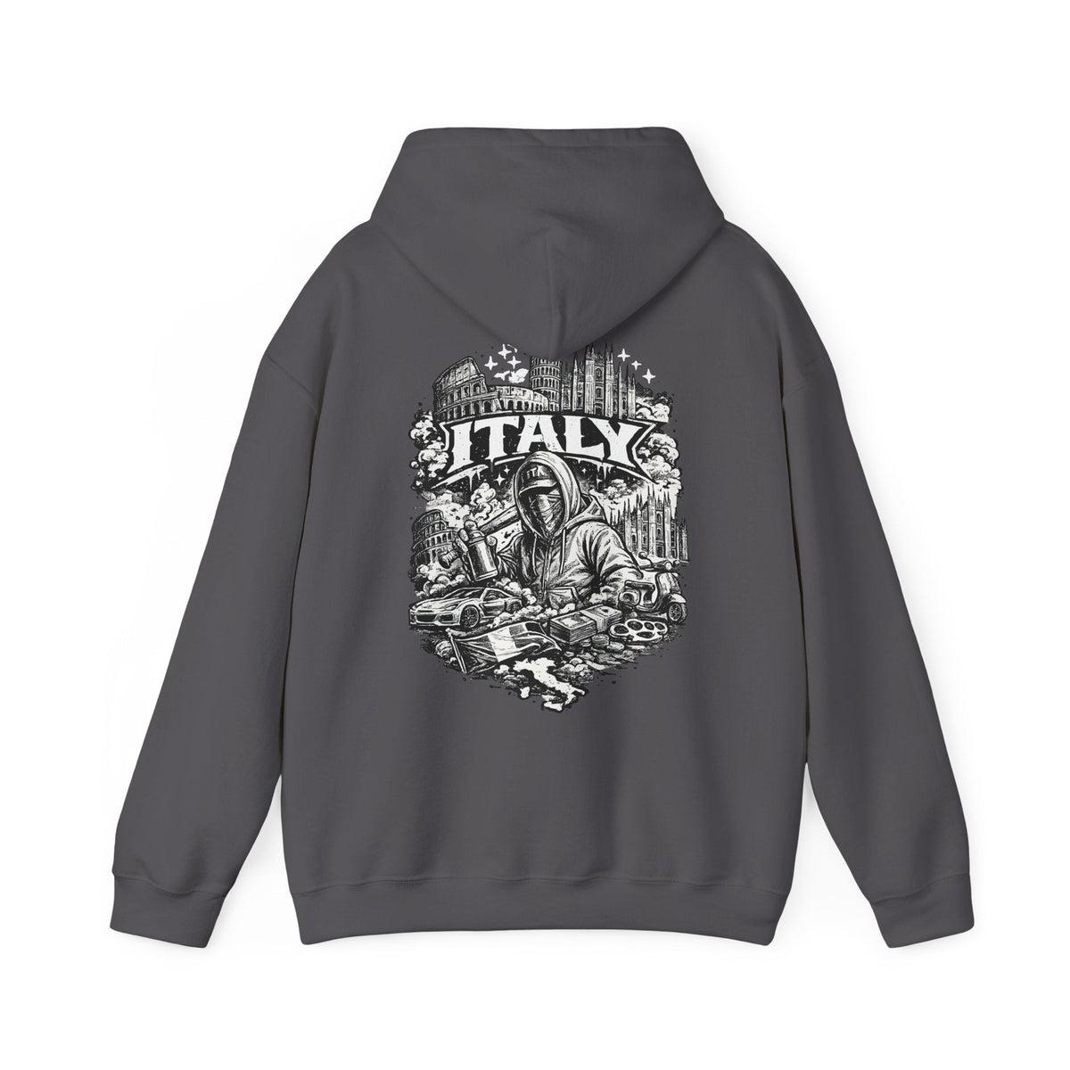 Italy Graphic Hoodie Vintage Reise & Kultur Hoodie – MALUX