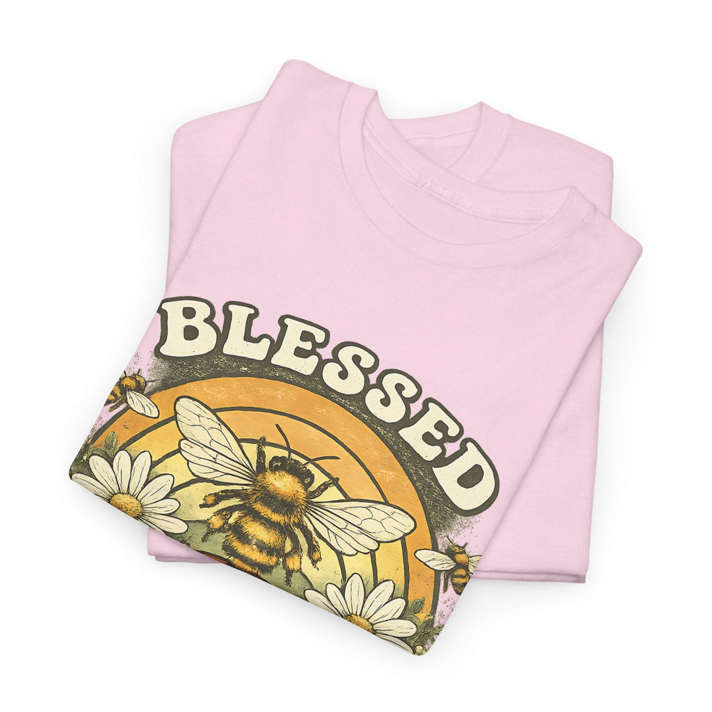 Blessed Bee T-Shirt – Christlicher Glaube & fiori-Biene Grafik-T-Shirt