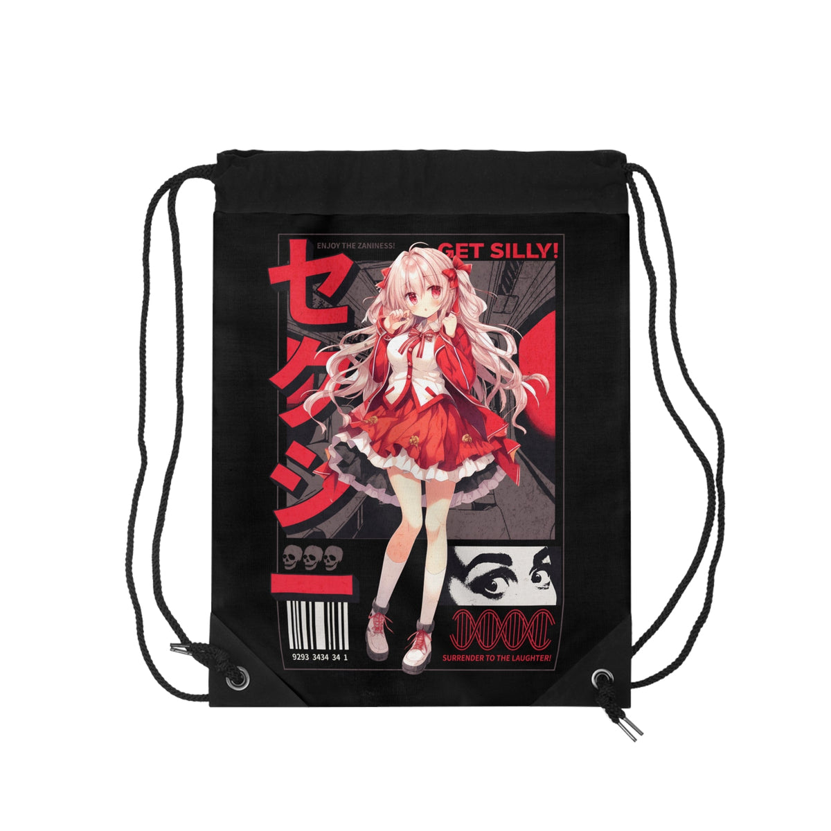 Anime Sacca con coulisse – Japanisches Streetwear-Mädchen-Motiv von MALUX