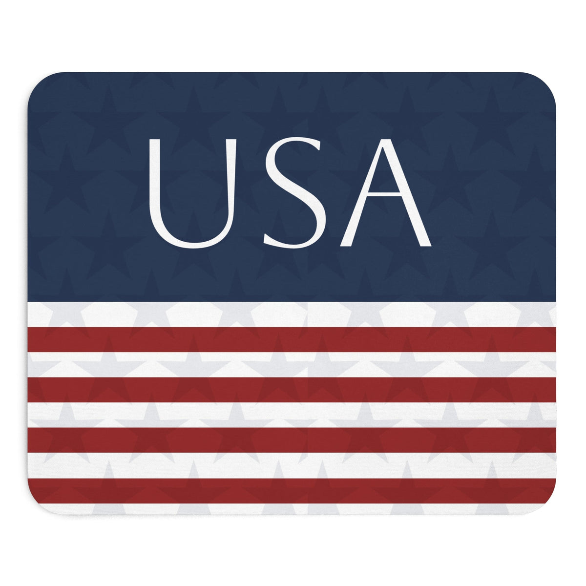 USA Mousepad – design stelle e strisce – Mousepad von MALUX, 23,2 × 19,4 cm
