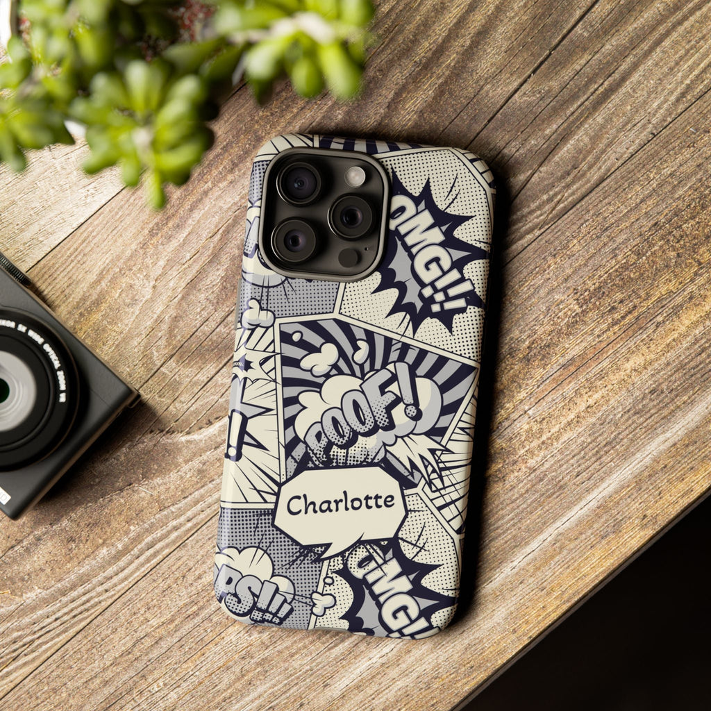 Personalizzata Comic Cover per smartphone con nomen – Cover robusta con Pop-Art