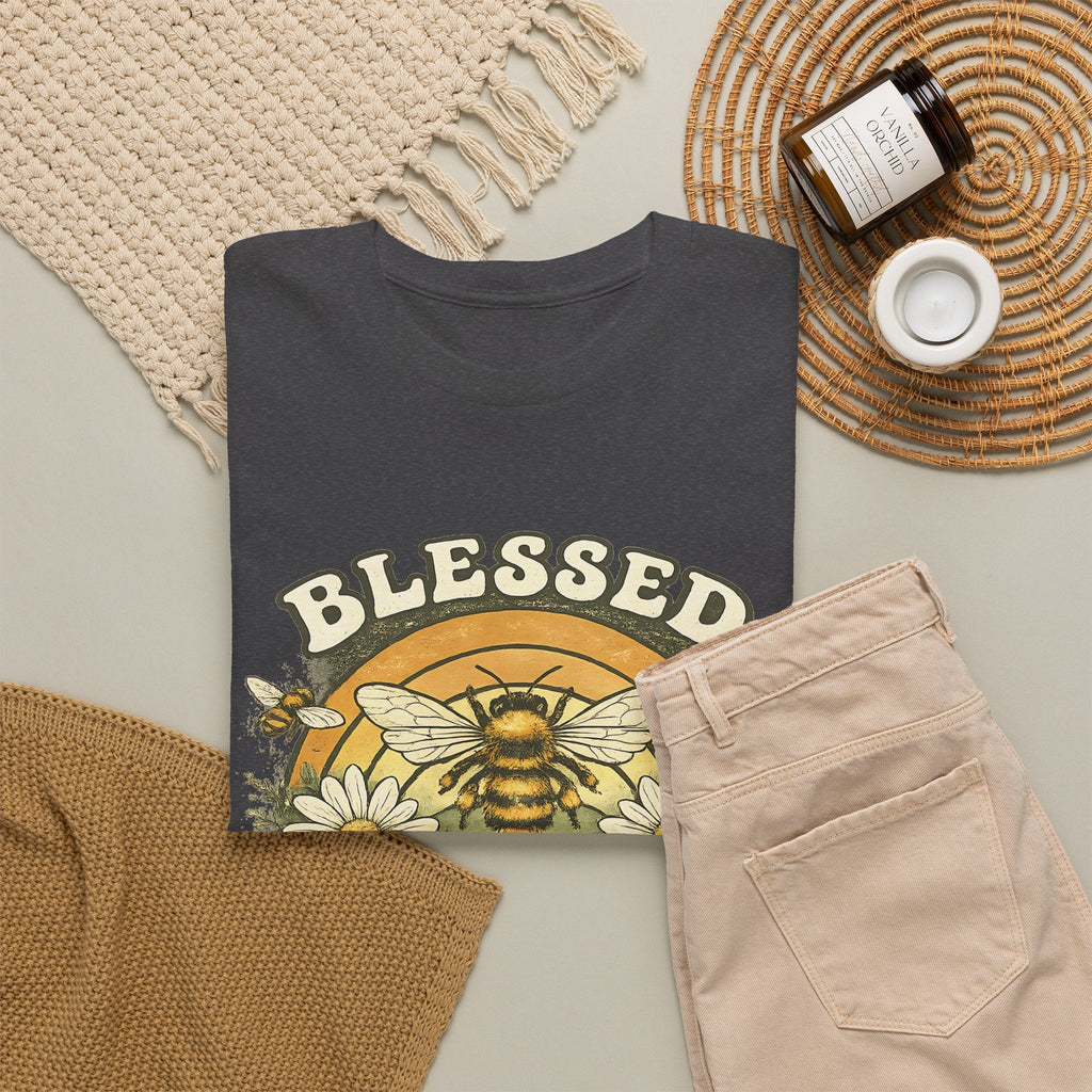 Blessed Bee T-Shirt – Christlicher Glaube & fiori-Biene Grafik-T-Shirt