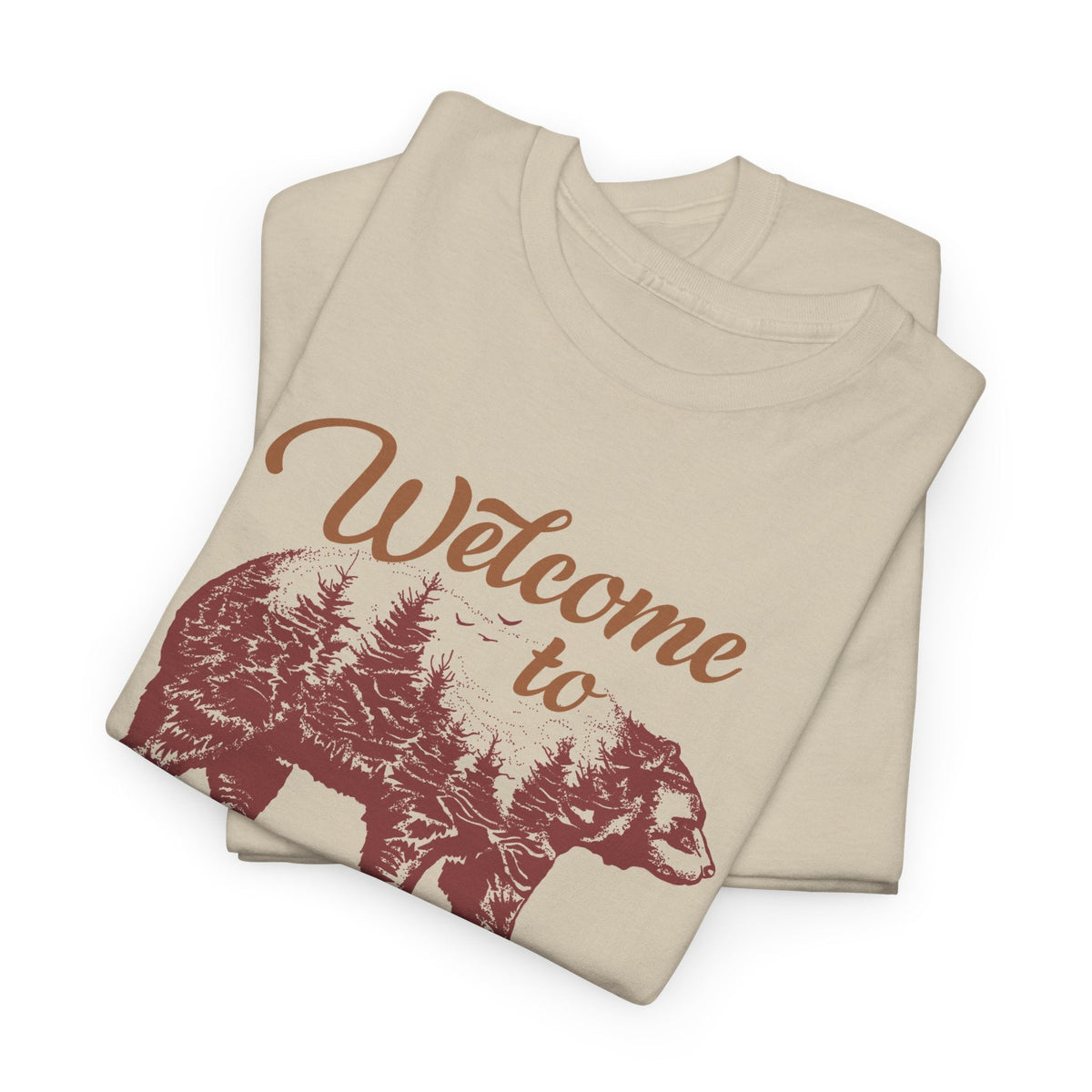 T-Shirt California – Design Vintage con Orso