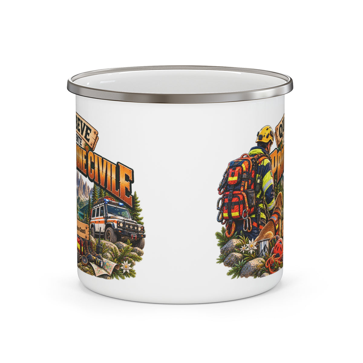Tazza da Campeggio Personalizzata con Nome – Protezione Civile