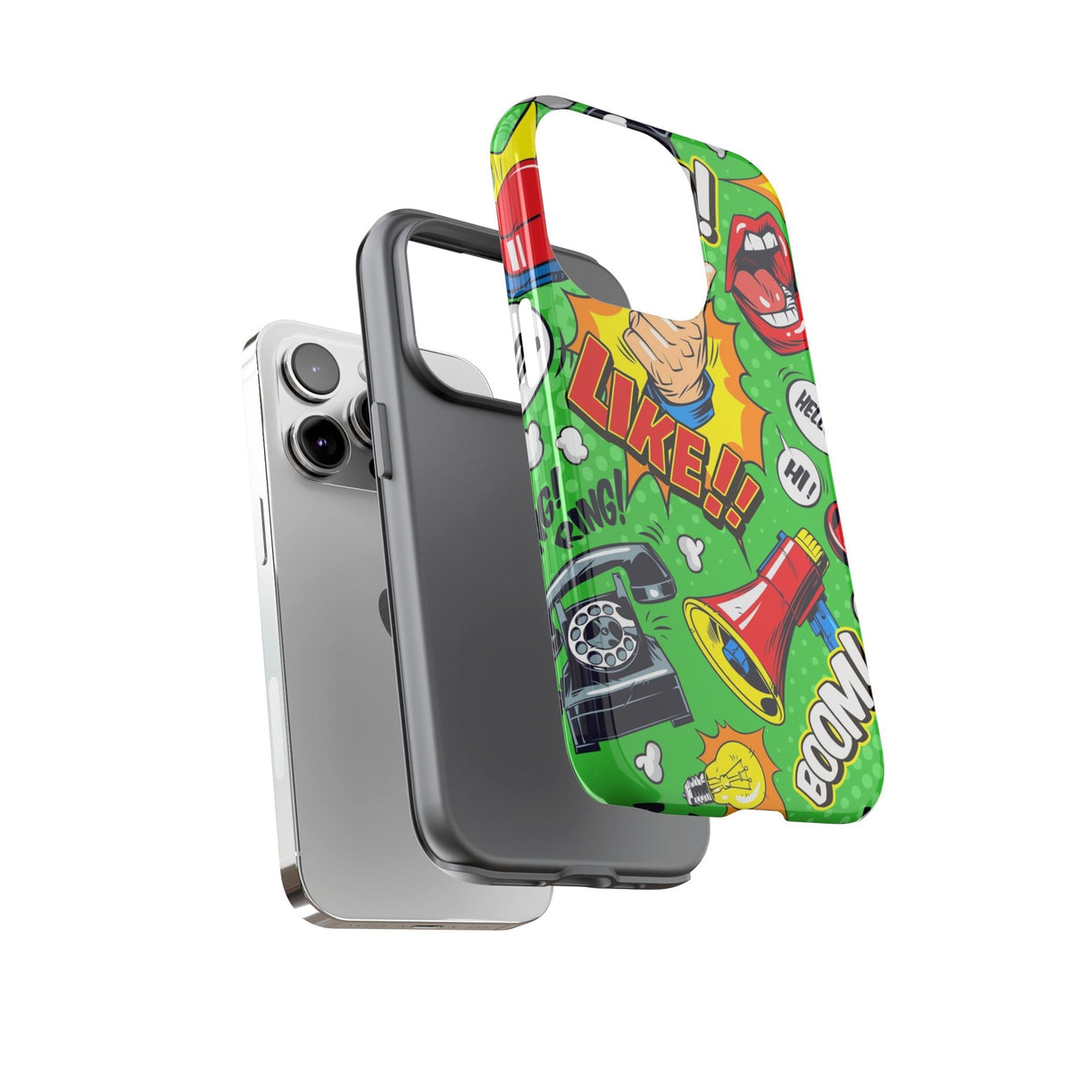 Retro-Comic-Collage Cover per smartphone – Cover robusta con bunter Pop-Art