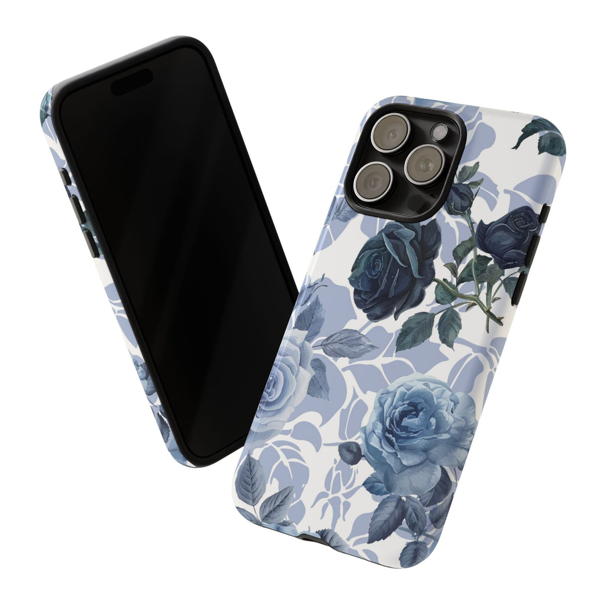 Blaue Rose Cover per smartphone – elegante robuste Cover per smartphone con fiori
