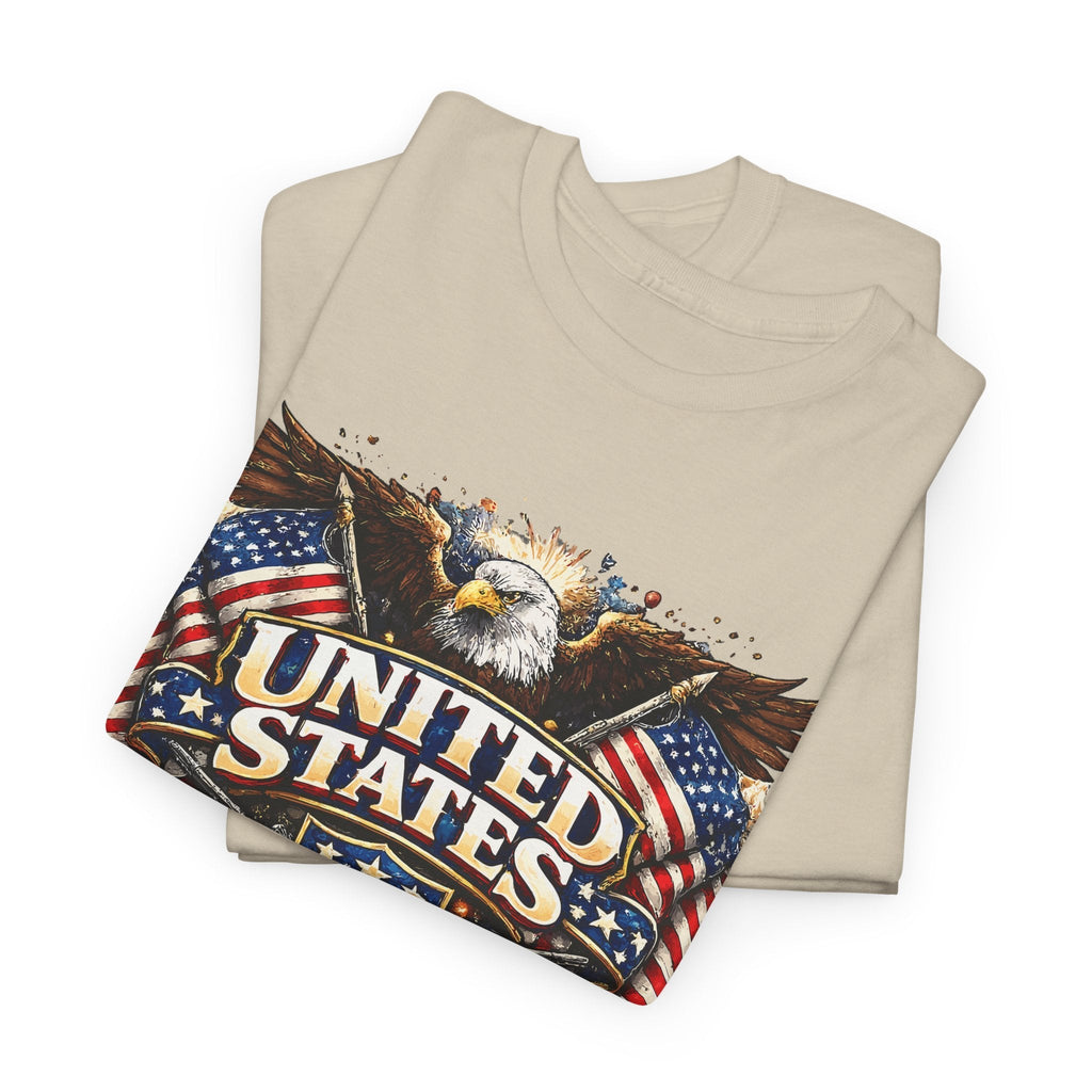 T-Shirt Patriottica USA – Aquila e Bandiera Americana