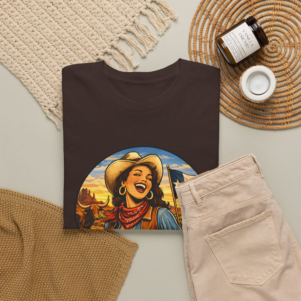 T-Shirt Cowgirl Texas – Design Western Vintage